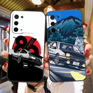 Initial D AE86 Soft Black Silicon TPU Cell Phone Case For OPPO A96 RENO 10 8 7 6 5 4 6.6 X T Z F21 X2 Find X3 Pro Plus Zoom Lite 5G