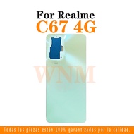 Battery Back Cover Camera Lens Glass Cover Housing For OPPO Realme C67 4G