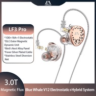 Lafitear LF3 Pro Earphone IDD+IBA+1EST Electrostatic Hybird Technology Wired HiFi Earbud Noice Cance