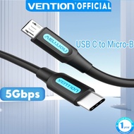 Vention Micro B Cable USB C to Micro USB Cable 5Gbps High Speed 2A USB 3.0 Micro USB Cable For HDD E