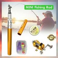 @Pancing Pen Mini Pen Fishing Complete Real String Ready
