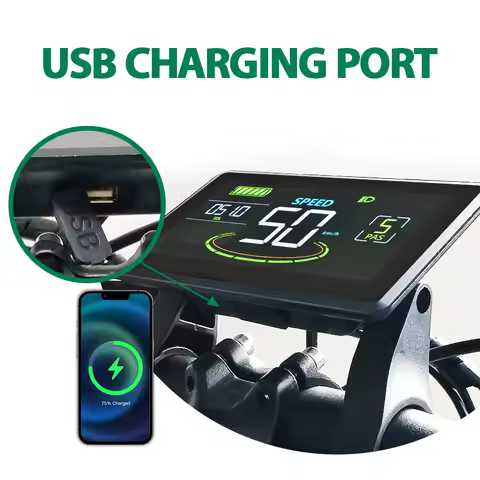 H6C Bicycle Computer Screen Ebike Cycle Display for Electric Bicycles Ebike Computer Display Monitor