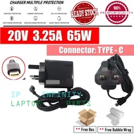 Replacement Travel Thinkpad YOGA GX21L83770 T490 T495 T490S X390 X570 E14 L14 Lenovo 3.25A 65W USB-C