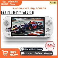 Trimui Smart Pro Handheld Game Console 4.96''IPS Screen Linux System Joystick RGB Lighting Smartpro 