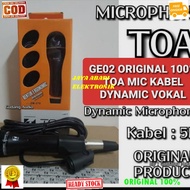 G02 ORIGINAL TOA FIRTS CLASS MIC KABEL 5 METER KARAOKE LEGENDARY DYNAMIC MIKROPON MIK MICROPHONE CA