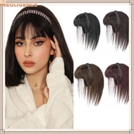 Negligence Synthetic  Headband Bangs Hairpiece In Short Straight Bangs Hair Extension Fake Fringe Fo