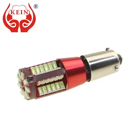 KEIN 2PCS super bright H21W BAY9S BA9S BAX9S 57smd 3014 LED Car Clearance rear fog lamp Auto Backup 