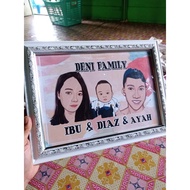 Photo + frame editing painting 12R
