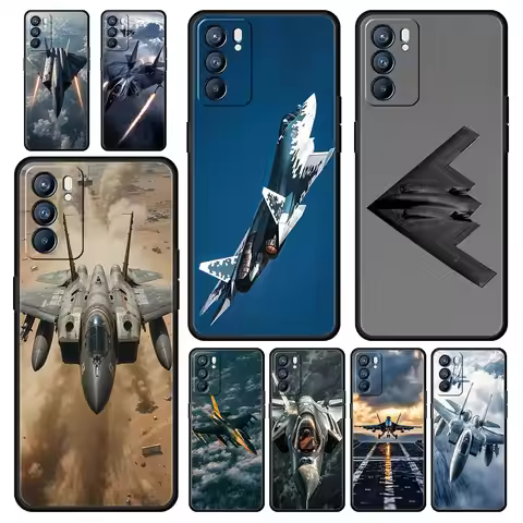 Aircraft Helicopter Airplane Case For Oppo Reno13 Reno12 Reno11 F Reno10 Pro A54 5G Find X5 A53 A52 