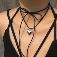 Necklace Y2k Heart