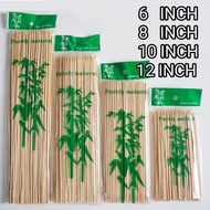100pcs BBQ Stick Bamboo Stick Barbeque Stick Bamboo Skewers