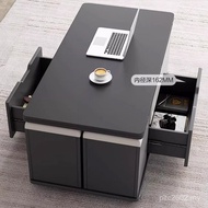 Small Apartment Integrated Lift Tea Table Table Household Rock Creative Multifunctional Dining Table