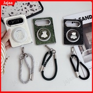 Fashion Leather Silver Magnetic Phone Case For Huawei Pura X Max Purax Max 5G Protective Cover With 