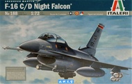 Model Kit ITALERI 0188 1/72 F-16 C/D Falcon Fighter Jet