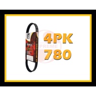S2U Gaido Fan Belt Proton Wira Satria 1.6 4G92 Air Cond Alternator Power Steering Belt 4PK600 4PK780