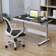Household A9L Office Desk Study Adjustable Desk Writing Table Computer Desk Bedroom Student Tempered