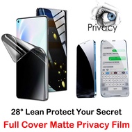 Matte Anti Spy Privacy Hydrogel Film For Sony Xperia 1 10 IV 5 III II Plus 1+ 10+ Pro-I L3 L4 XZ3 XZ