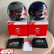 GIVI Jet Helmet M33.0 ARIA Topi Keledar DARK GREY (M330FG767) DARK BLUE (M330FB507) JPJ APPROVED