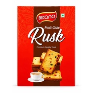 Bikano Fruit Cake Rusk 400g Crispy Crunchy Ruskwith Sweet Fruitcake Flavor Tea Time Snack From India