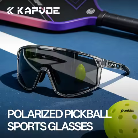 Kapvoe 2026 Pickball Sports Glasses Hiking Eyewear Polarized Fishing Running Sunglasses Men's Cyclin