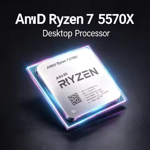 AMD Ryzen 7 5700X 65W Low Power CPU 7nm Manufacturing Technology Socket AM4 Desktop Processor No Coo