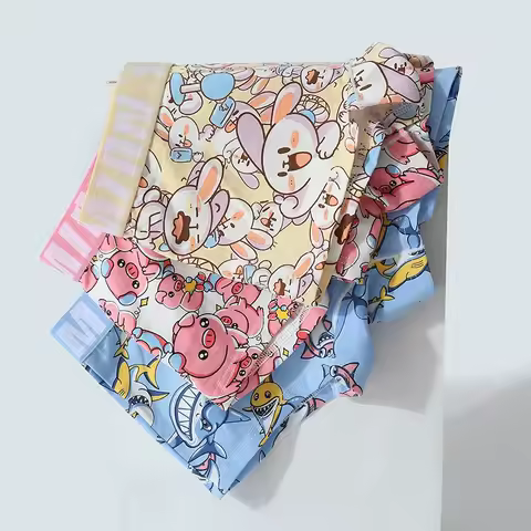 HaleyChan Women's Underwear Set Fashion Cartoon Printing Panties Trans Lesbian Tomboy Gay's LGBT Box