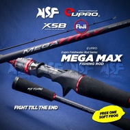 [MSF] Eupro Mega Max Rod | Joran Pancing Mancing Casting BaitCasting BC Fishing Snakehead Peacock
