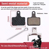 JAVA Siluro3 Disc Brake Pad Vesuvio Fuoco Road Bicycle Brake Lining Java Siluro 3 Bike Brake Pads De