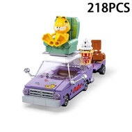 LEGO Đồ chơi xếp hình  Mới Sluban The Garfield Show Phim hoạt Khối xây dựng Búp bê cổ điển Anime Mèo
