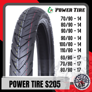 POWER TIRE S205 -SPEED -HEAVY DUTY TUBE TYPE MOTORCYCLE TIRE - MURANG GULONG - SIZE 14 &amp; 17 - COMPATIBLE TO SCOOTER