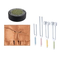 Tuning Forks for Healing Set Including Four Frequency 128Hz 136.1Hz 174Hz 528Hz Yoga and Meditation 