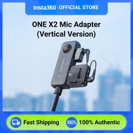 อะแดปเตอร์ไมโครโฟน (รุ่นแนวตั้ง) สำหรับ Insta360 ONE X2เชื่อมต่อไมโครโฟนสำหรับ Crisper Audio