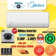 (NUR RM200-E REBATE) Midea Inverter Aircond R32 Xtreme Series [1.0HP - 3.0HP] - MSXS-CRDN8/MSEPB/MSC