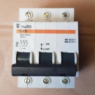 MCB MULTI9 C45 3P 20A MCB MULTI9 C45 3 PHASE 20 AMPERE