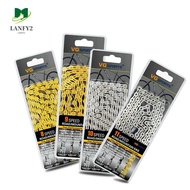 ALANFY Bike Chains Hybrid Cycle Durable Half Hollow Chain Cycling 8/9/10 11 speed Mountain Bike Bicy
