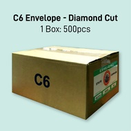 C6 Envelope White Diamond Cut