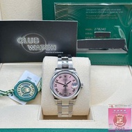 Datejust - 278240 - Pink - Fullset - 98%New - 888行貨 - 放射粉紅面 - NFC卡 - 2020年Date - 有AD單 - 31mm - HK$57