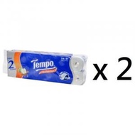 Tempo - 三層印花蘋果木衛生紙（10+2卷）x 2條