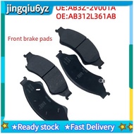 【J&U】4Pcs Car Front Brake Pad for Ranger AB3Z-2V001A AB3Z-2V001-A AB3Z2V001A