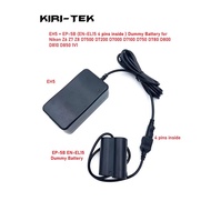 EH-5+EP-5B DC Coupler EN-EL15 (4 pin di dalam) untuk Nikon Z5 ii,6 Z7 Z8 D7500 D7200 D7000 D7100 D75