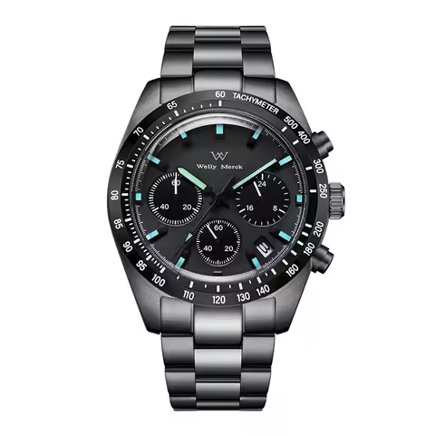 WM watch multi-function quartz VD53 movement waterproof classic casual business men's watch Willy Me