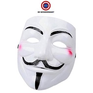Vendetta Guy Fawkes Anonymous Black Halloween Cosplay V Mask