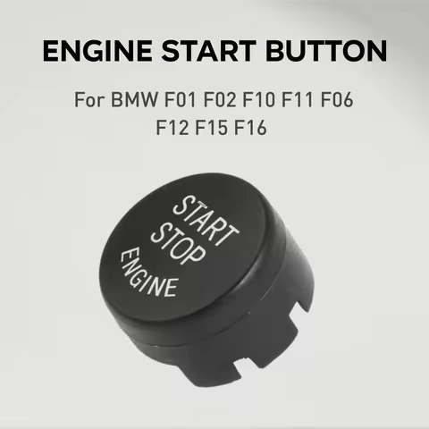 F01 F02 F10 F11 F06 F12 F15 F16 F25 F26 Auto Engine Start Stop Push Switch Button Cover For BMW 1 3 