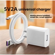 5V 2A Fast Charger for Redmi with Micro Usb Cable & Type c Usb Cable Fast Charging