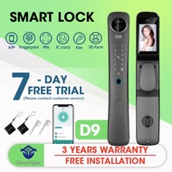 GLOVOSYNC(Free Installation) Smart Lock Fingerprint / Face Recognition / APP control Smart Door Lock digital lock