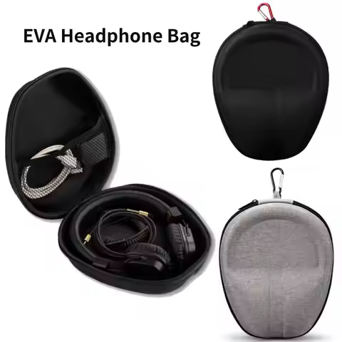 Hard EVA Travel Carrying Case Bluetooth Headset Storage Bag for SONY WH-1000XM4 Xiaomi Audio-technic