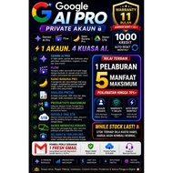 GOOGLE AI PRO 18 BULAN | GEMINI AI 18 BULAN | FLOW AI 18 BULAN