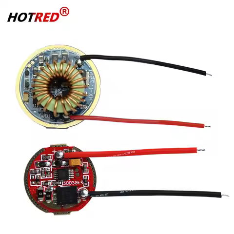 XHP90 3V LED Flashlight Driver CREE30W 3.7V 7A 8A 20mm 32mm 1Mode 5Mode Circuit Board Power Supply F