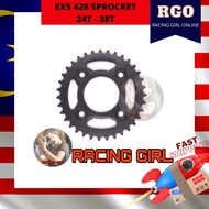 EX5 / EX5 DREAM REAR 428 SPROCKET 24T - 36T / SPROCKET BELAKANG