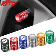 4pcs Car Aluminum Alloy Valve Cap Automotive Valve Dust Decorative Cover For BMW 1 2 3 4 5 6 7 Serie